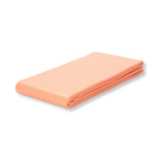 Folded peach-colored splint on a white background