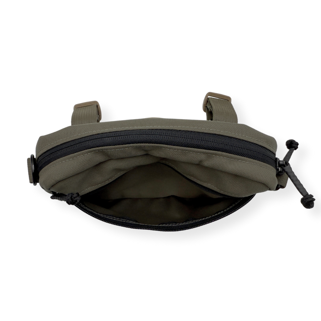 Refuge Medical M.A.G Bag - Ranger Green top view, closed