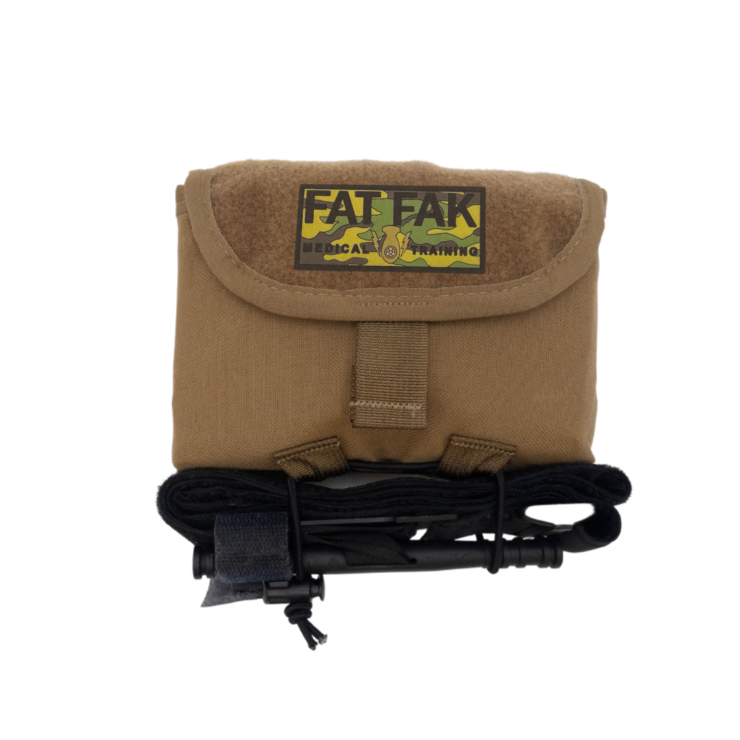 Refuge Medical FAT FAK First Aid Kit - coyote tan (front)
