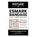ESMARK bandage label with product information