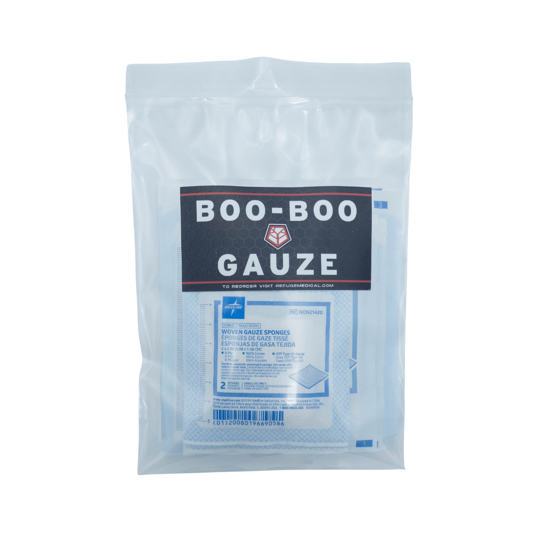 Boo-Boo Gauze components in poly bag