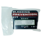 Refuge Medical Bleeding Prevention Kit Vacuum Sealed First Aid Kit - Basic