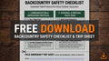 RM - BACKCOUNTRY SAFETY CHECKLIST