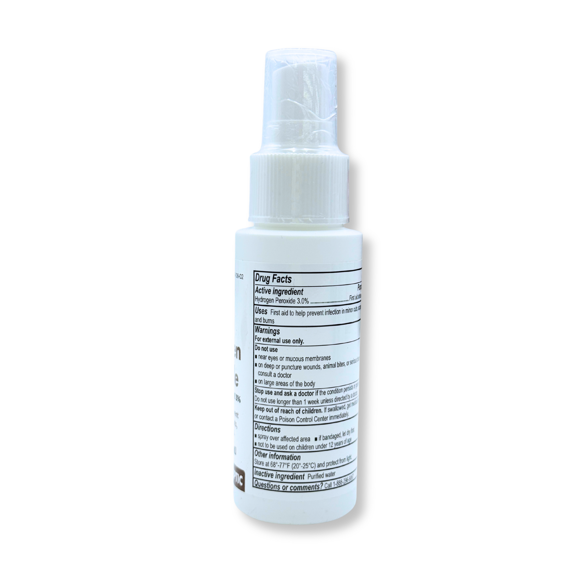 Globe Hydrogen Peroxide Bottle - 2fl oz Drug Facts