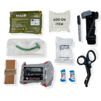 Refuge Medical OPFAK First Aid Kit - Components included with the OPFAK