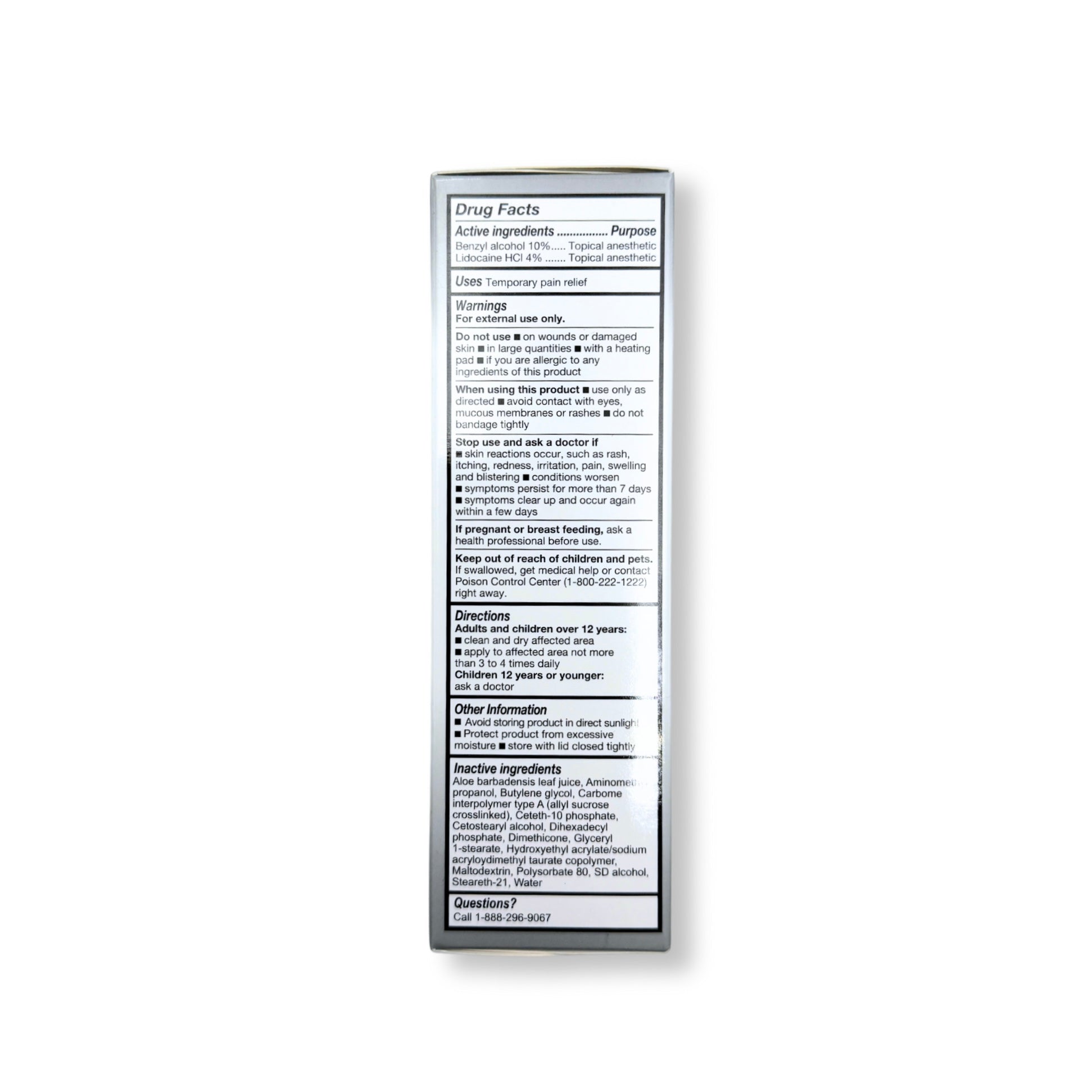 Pain Relieving Cream + Lidocaine