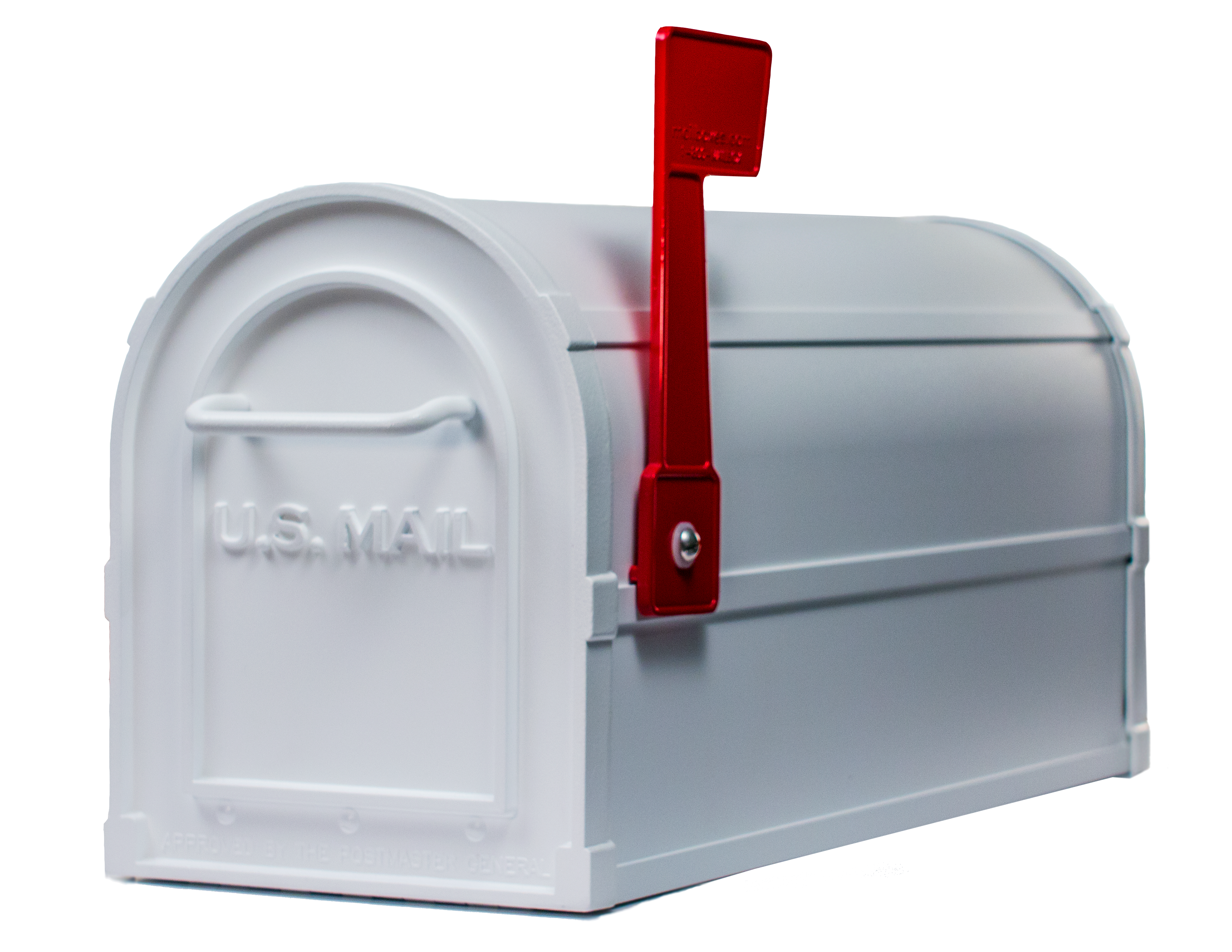 White 2-Door Mailbox