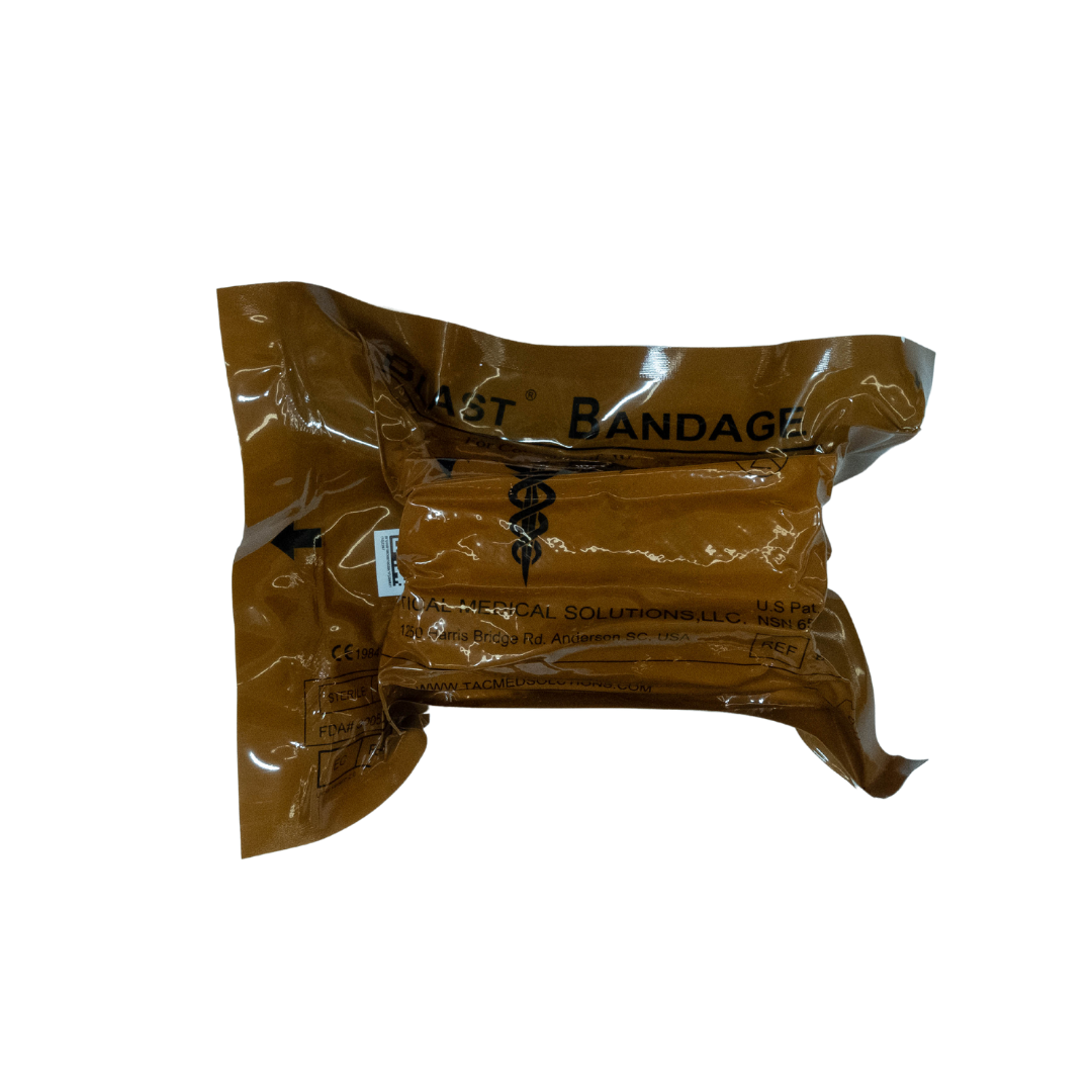 The BLAST Bandage in brown packaging