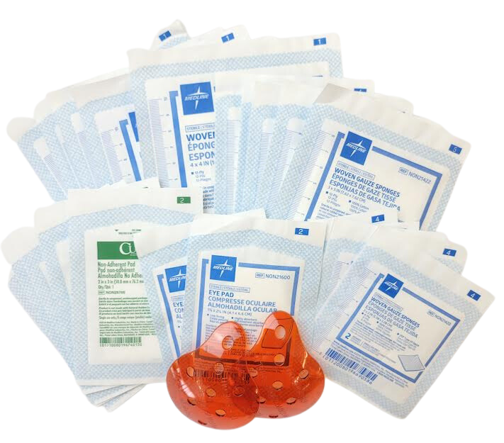 Refuge Medical Gauze Pack Refill - Components included